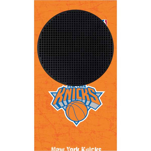 NBA New York Knicks Orange Primary Logo Xbox Series S Console Skin